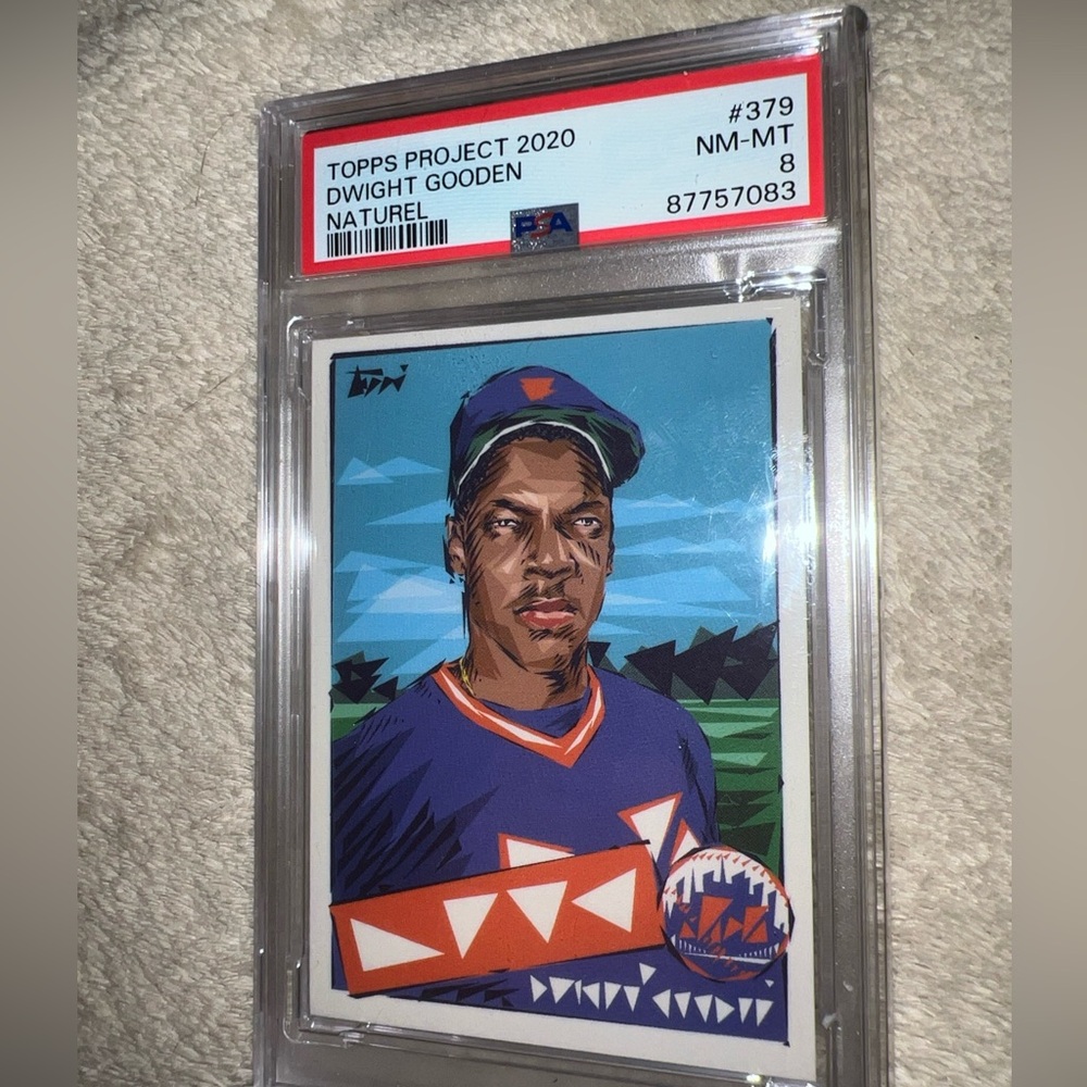 Topps PROJECT 2020 - DWIGHT GOODEN/NATUREL #379 - PSA 8 NM!